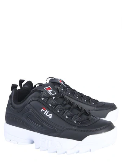 Shop Fila Disruptor Low Sneakers In Black