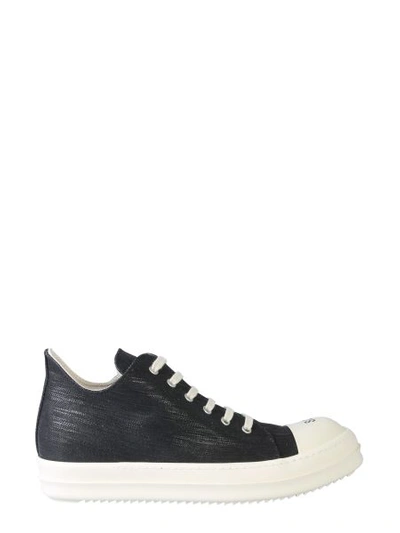 Shop Rick Owens Drkshdw Low Sneakers In Black