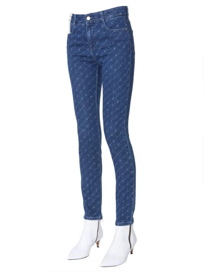 Shop Stella Mccartney High Skinny Fit Jeans In Blue