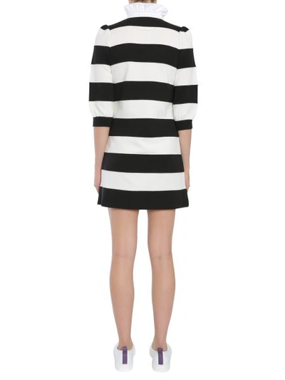 Shop Marc Jacobs "rugby" Dress In Black