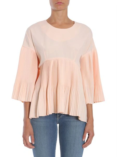 Shop Jovonna London "hailey" Blouse In Pink
