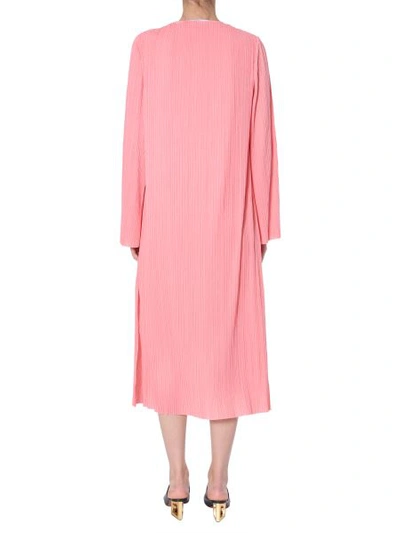 Shop Givenchy Pleated Dress In Pink