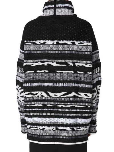 Shop Givenchy Oversize Fit Wool Mixed Sweater In Black