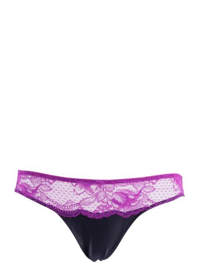 Shop Stella Mccartney Low Rise Briefs In Purple