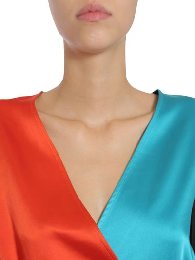 Shop Attico "grace" Dress In Multicolour