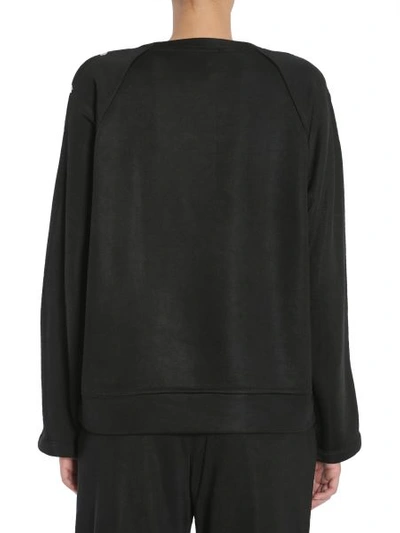 Shop Alexander Wang T Cotton Blend Sweatshirt In Black
