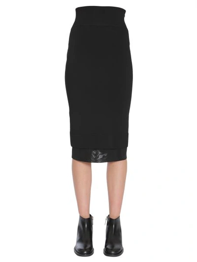 Shop Givenchy Pencil Skirt In Black