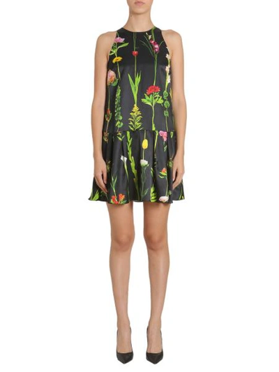 Shop Moschino Sleeveless Dress In Black