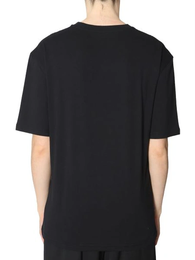 Shop Mcq By Alexander Mcqueen Cotton Crew Neck T-shirt With Print In Black