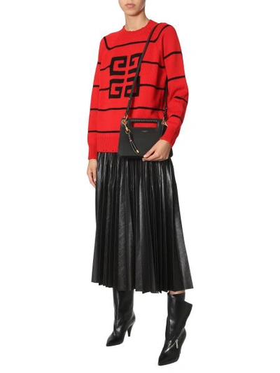 Shop Givenchy Sweater With 4g Logo In Red