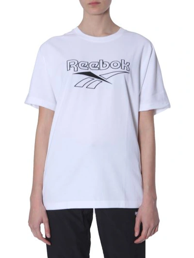 Shop Reebok Oversize Fit T-shirt In White