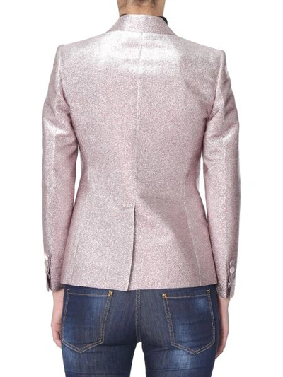 Shop Dsquared2 Smoking Jacket In Pink