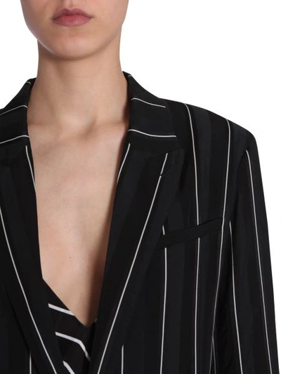 Shop Haider Ackermann Striped Blazer In Black