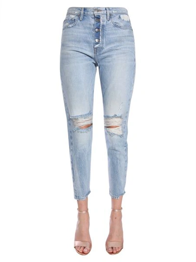 Shop Frame "le Orginal Skinny" Jeans In Denim