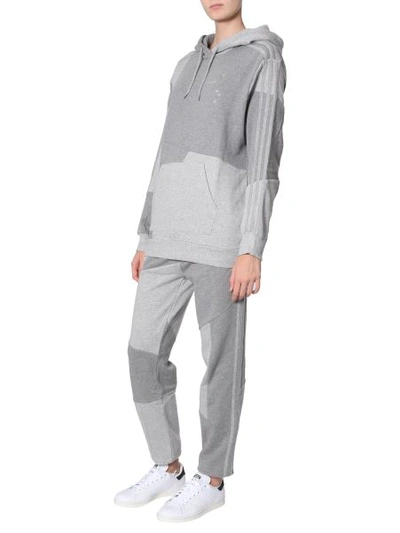 Shop Adidas Originals By Danielle Cathari Hooded Sweatshirt In Grey