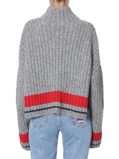 Shop Dsquared2 Turtleneck Sweater In Grey