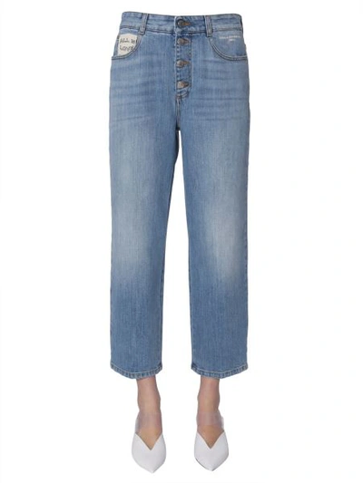 Shop Stella Mccartney Boyfriend Fit Jeans In Blue