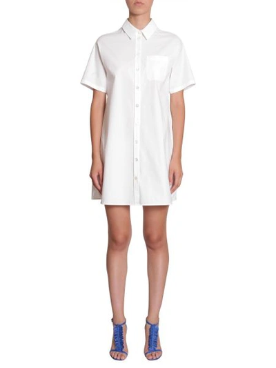 Shop Boutique Moschino Shirt Dress In White