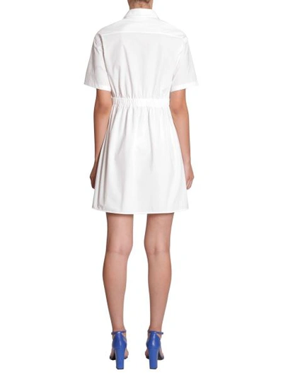 Shop Boutique Moschino Shirt Dress In White