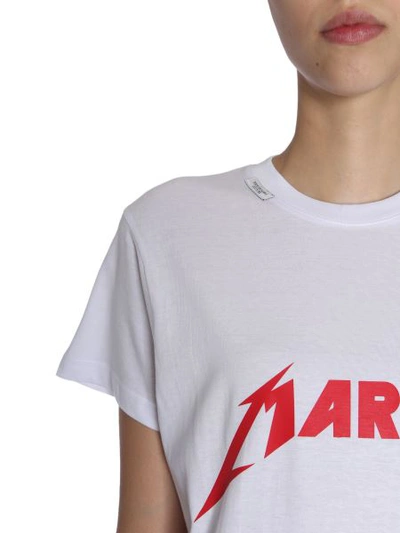 Shop Forte Dei Marmi Couture Round Collar Cotton Jersey T-shirt In White
