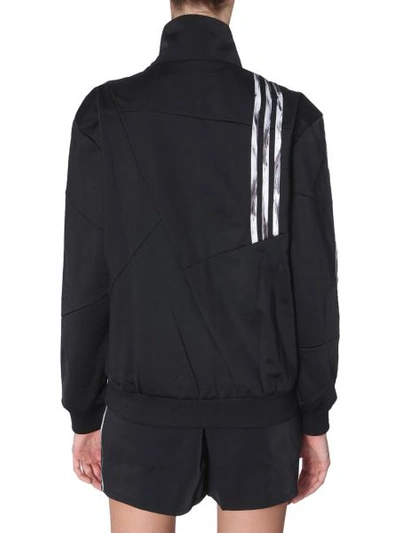 Shop Adidas Originals By Danielle Cathari Zip Sweatshirt In Black