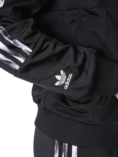 Shop Adidas Originals By Danielle Cathari Zip Sweatshirt In Black