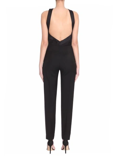 Shop Givenchy Jumpsuit With Sain Bows In Black