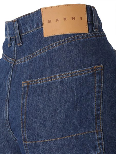 Shop Marni Cropped Jeans In Multicolour