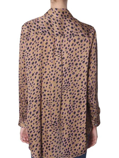 Shop Ps By Paul Smith Shirt With Animal Print In Animalier