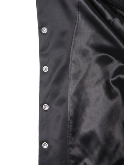 Shop Saint Laurent "varsity" Jacket In Black