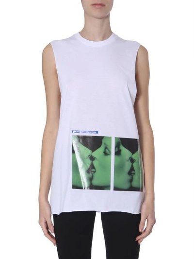 Shop Dsquared2 Sleeveless T-shirt In White