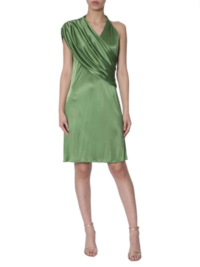 Shop Lanvin Mini Dress In Green