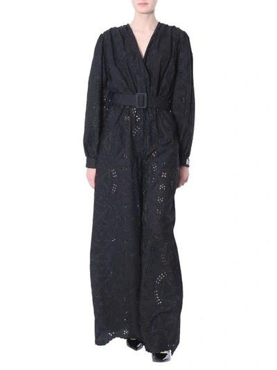 Shop Off-white 80's Suit In Sangallo Lace In Black