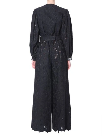 Shop Off-white 80's Suit In Sangallo Lace In Black