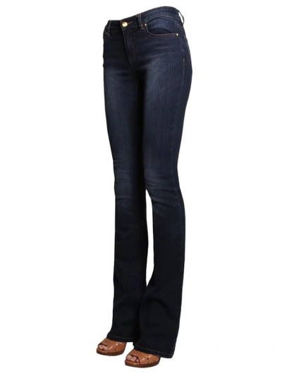 Shop Michael Michael Kors Izzy Bootcut Jeans In Blue