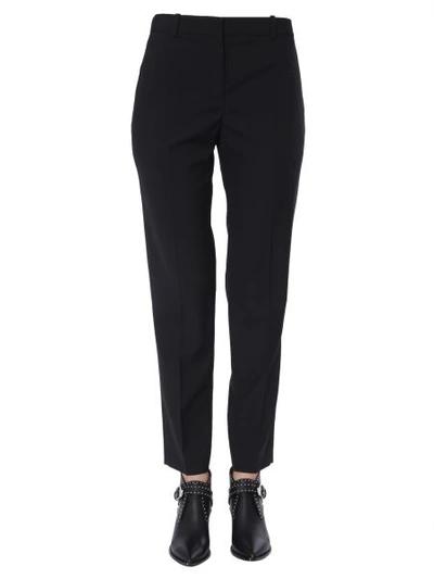 Shop Givenchy Classic Fresh Wool Trousers In Black