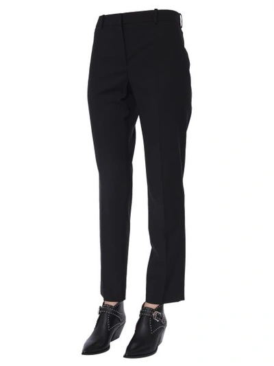 Shop Givenchy Classic Fresh Wool Trousers In Black
