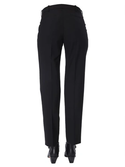 Shop Givenchy Classic Fresh Wool Trousers In Black