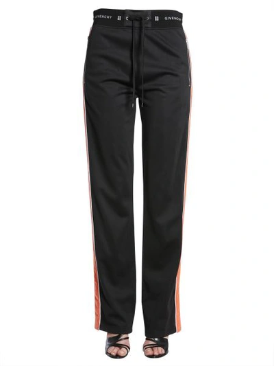 Shop Givenchy Technical Neoprene Jersey Jogging Trousers In Black