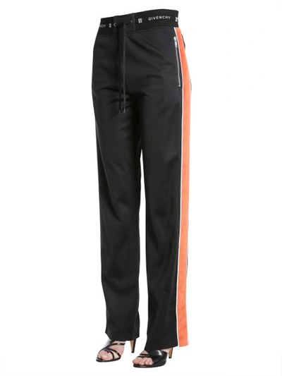 Shop Givenchy Technical Neoprene Jersey Jogging Trousers In Black