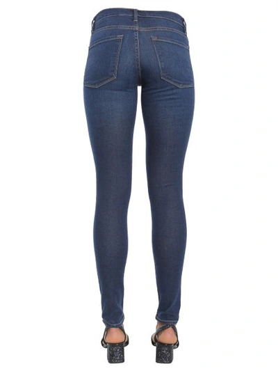 Shop Frame "le Skinny De Jeanne" Jeans In Blue