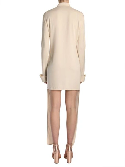 Shop Jw Anderson Crêpe Tunic In Beige