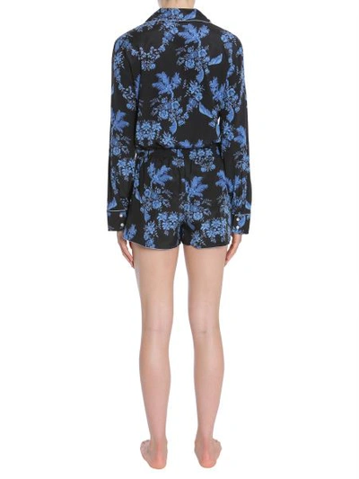 Shop Stella Mccartney "poppy Snoozing" Pajama Set In Blue