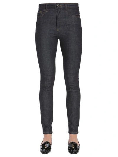 Shop Victoria Victoria Beckham Slim Fit Jeans In Blue