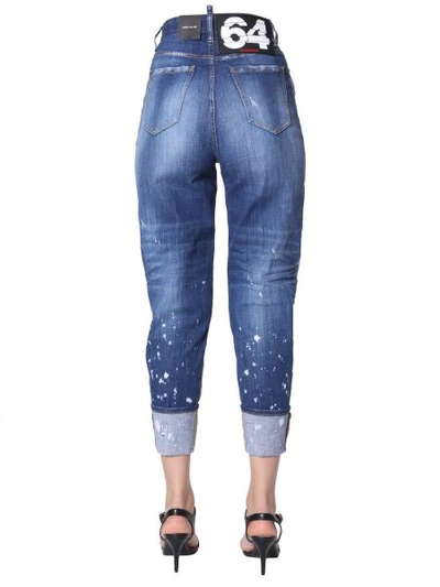 Shop Dsquared2 Sassoon 80's Fit Jeans In Blue