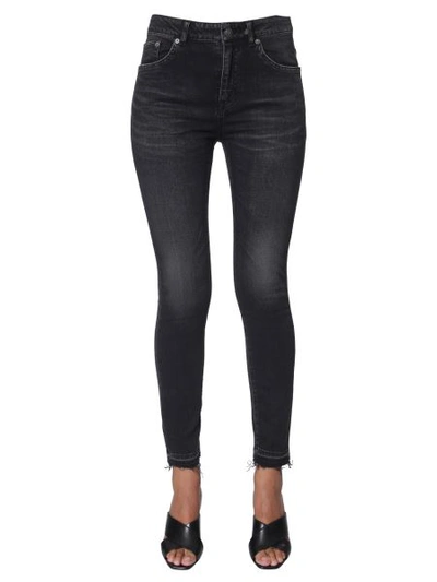 Shop Saint Laurent Skinny Fit Jeans In Black