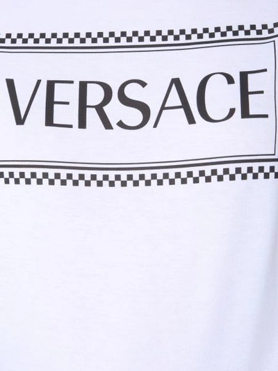 Shop Versace T-shirt With 90s Logo In White