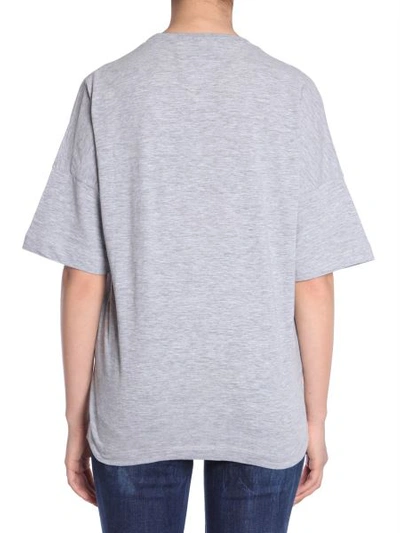 Shop Dsquared2 Round Collar T-shirt In Grey