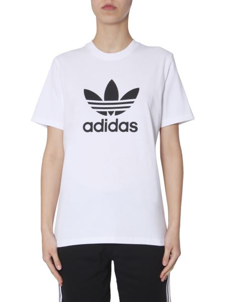 Adidas Originals Adicolor Trefoil Oversized T-shirt In White - White |  ModeSens
