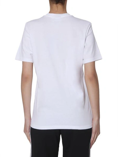 Shop Adidas Originals Crewneck T-shirt In White